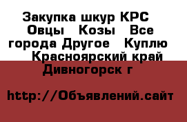 Закупка шкур КРС , Овцы , Козы - Все города Другое » Куплю   . Красноярский край,Дивногорск г.
